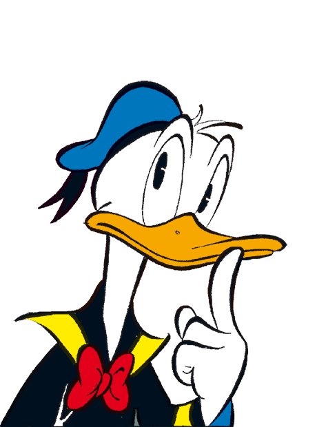 Donald Duck denkt nach
