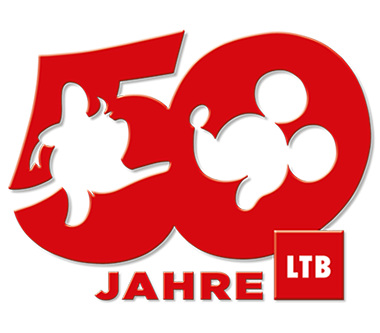 50 Jahre Lustiges Taschenbuch Logo