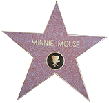 Hollywood-Stern von Minnie Maus