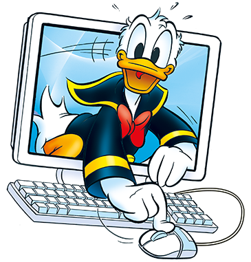 Donald Duck im Computer