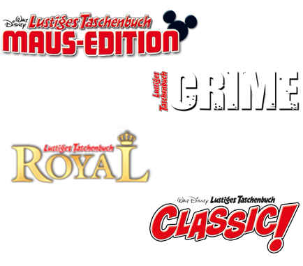 LTB Maus-Edition 12, LTB Crime 8, LTB Royal 6, LTB Classic Edition 6