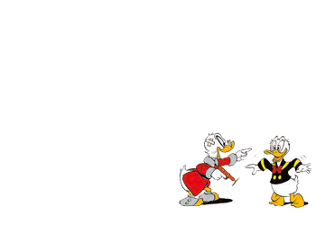 Dagobert Duck und Donald Duck