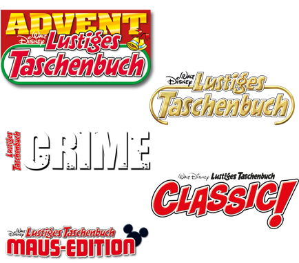 LTB Advent 6, LTB Sonderedition 2020, LTB Crime 11, LTB Classic Edition 9 und LTB Maus-Edition 13.