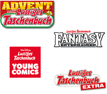 LTB Advent 8, LTB Fantasy Entenhausen 5, LTB Young Comics 4, LTB Extra 7.