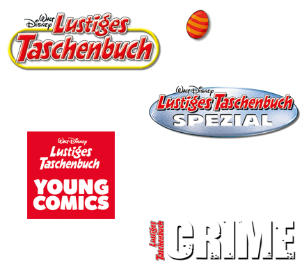 LTB Ostern 15, LTB Spezial 111, LTB Young Comics 6, LTB Crime 14.