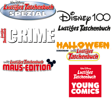 LTB Spezial 114, LTB 100 1, LTB Crime 17, LTB Halloween 9, LTB Maus-Edition 19, LTB Young Comics 9.
