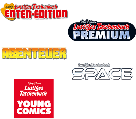 LTB Enten-Edition 94, LTB Premium 48, LTB Abenteuer 18, LTB Space 6, LTB Young Comics 20.