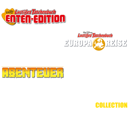 LTB Enten-Edition 96, LTB Europareise 3, LTB Abenteuer 20, LTB Phantomias Collection 4.