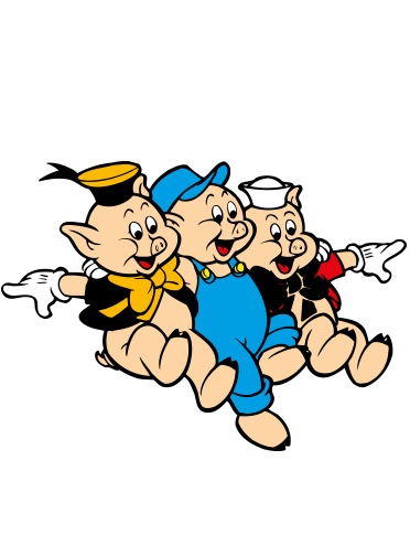 Drei kleine Schweinchen Serie Comics Spain 1986 Wolf Schweinchen Schlau 60186