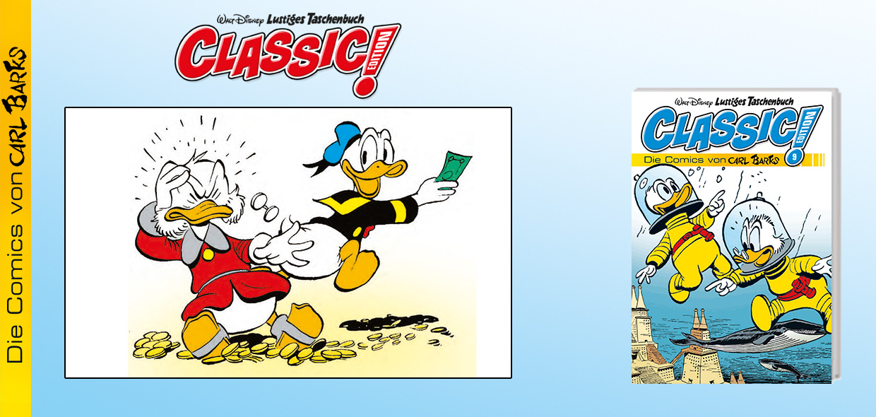ungelesen 1A abs LTB Classic Edition 9 von Carl Barks Neu TOP