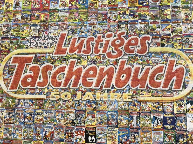 Alle Cover aus 50 Jahren Lustiges Taschenbuch